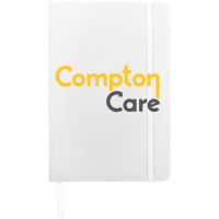 Compton Care - A5 hard cover notebook - White